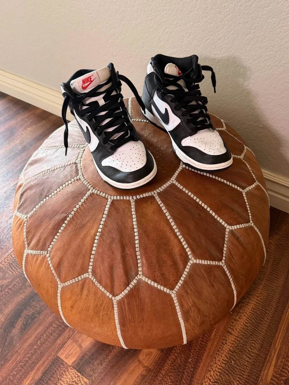 Nike Black & White High-Top Sneakers